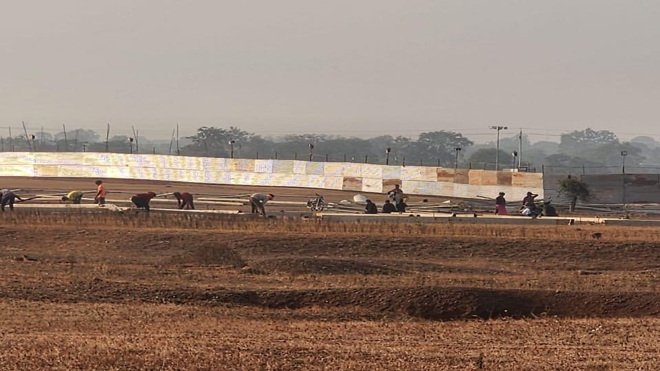 Balod International Jamboree Work started even before the tenders were opened was the contractor already decid