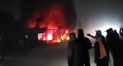 Bihar Samastipur News Fire broke out in Ananya Motors car repairing centre, huge loss occurred