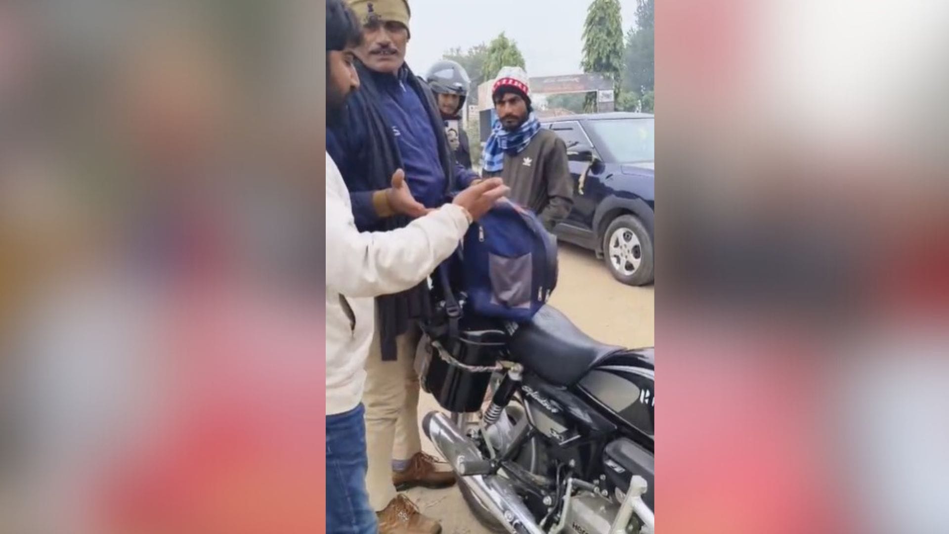 बैग में शराब