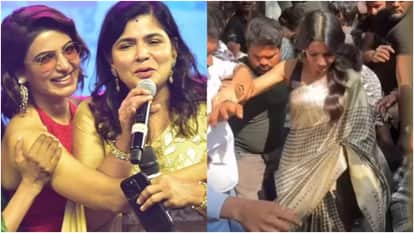 chinmayi reacts samantha ruth prabhu mobbed hyderabad event celebrity safety crowd management