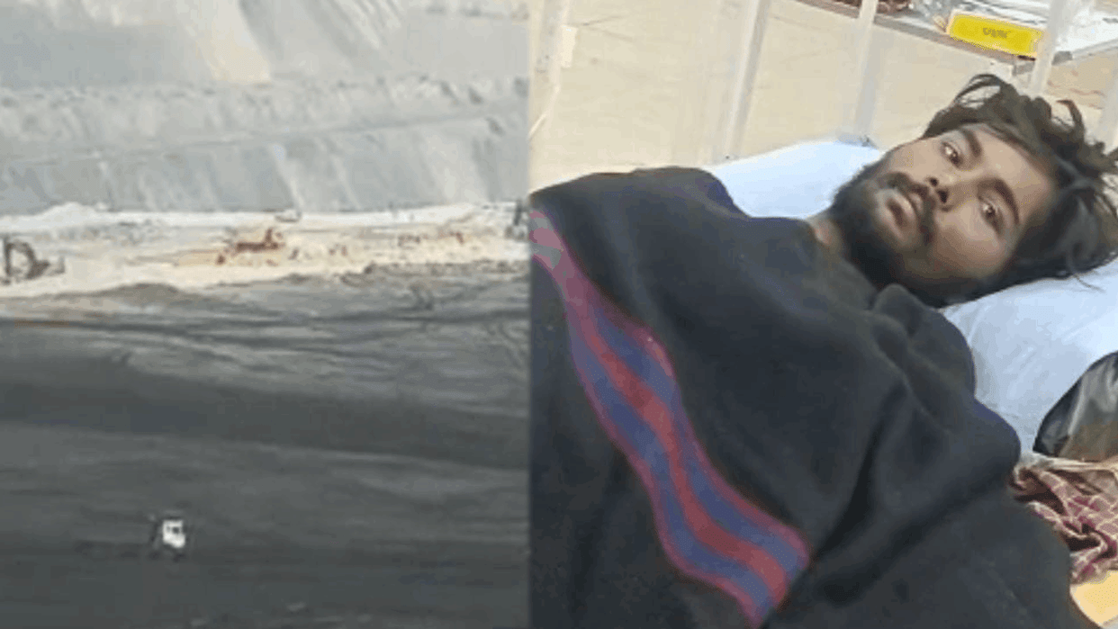 Sensational robbery Thieves kidnapped and robbed a trailer driver tied his hands and feet