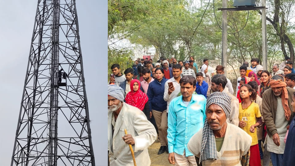 A young man climbed a high-voltage wire pole after his girlfriend refused to marry him.