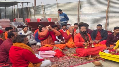Magh Mela: Preparations for Magh Mela intensified, ground breaking ceremony for the camp of Shankaracharya
