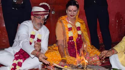 Sweet love story of a foreign couple: They tied the knot in Orchha as per Hindu rituals