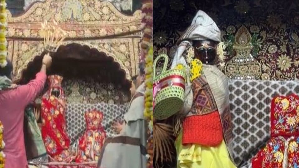 Khichdi festival begins at thakur radhavallabh temple