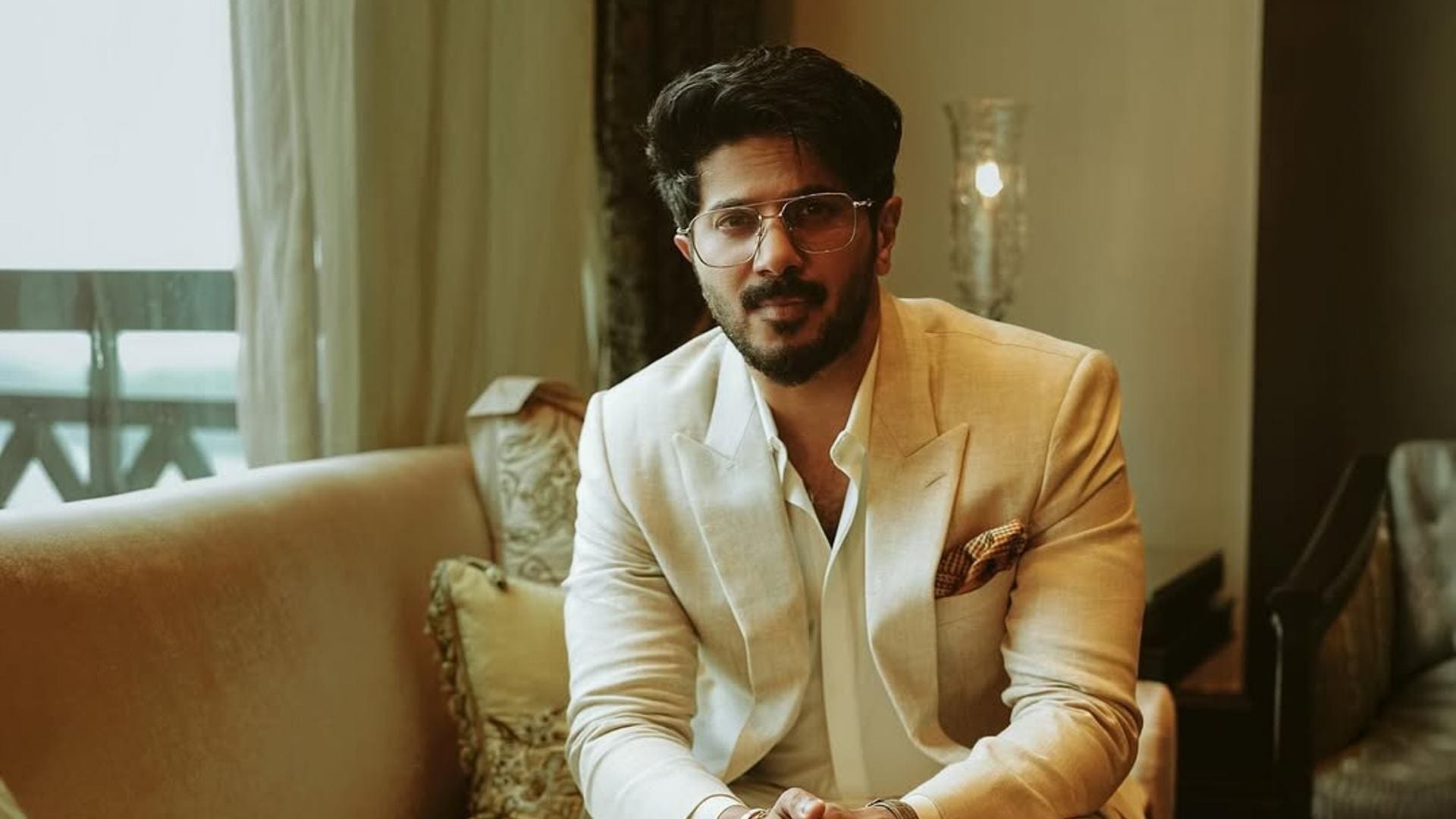 Dulquer Salmaan reveal his new film poster Pooja Hegde will romance in Sri Sri