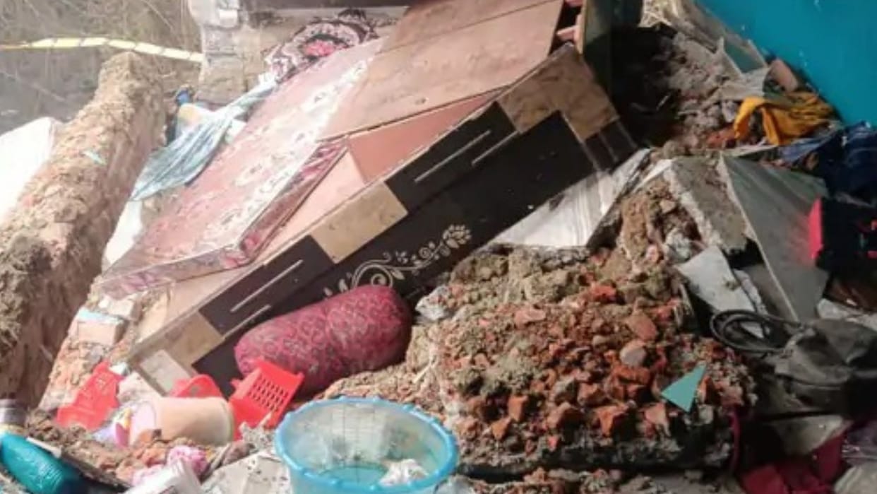 transgender person three-story house blown up with bomb in Chandauli