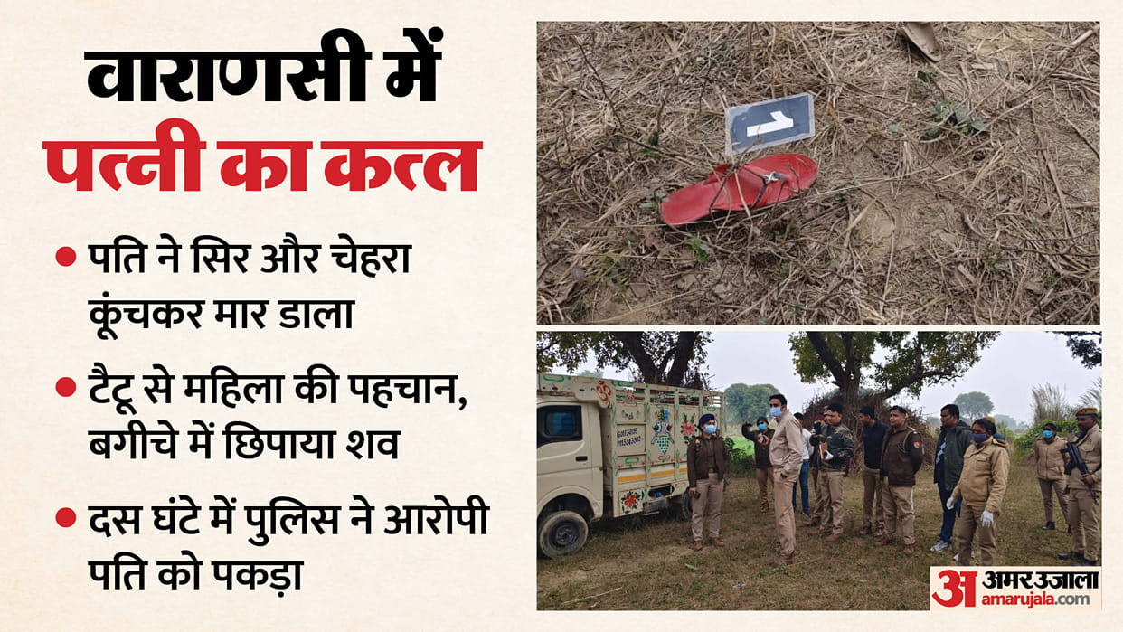 Varanasi Murder Case: Husband Brutally Kills Wife to Hide Identity, Tattoo Leads to Arrest