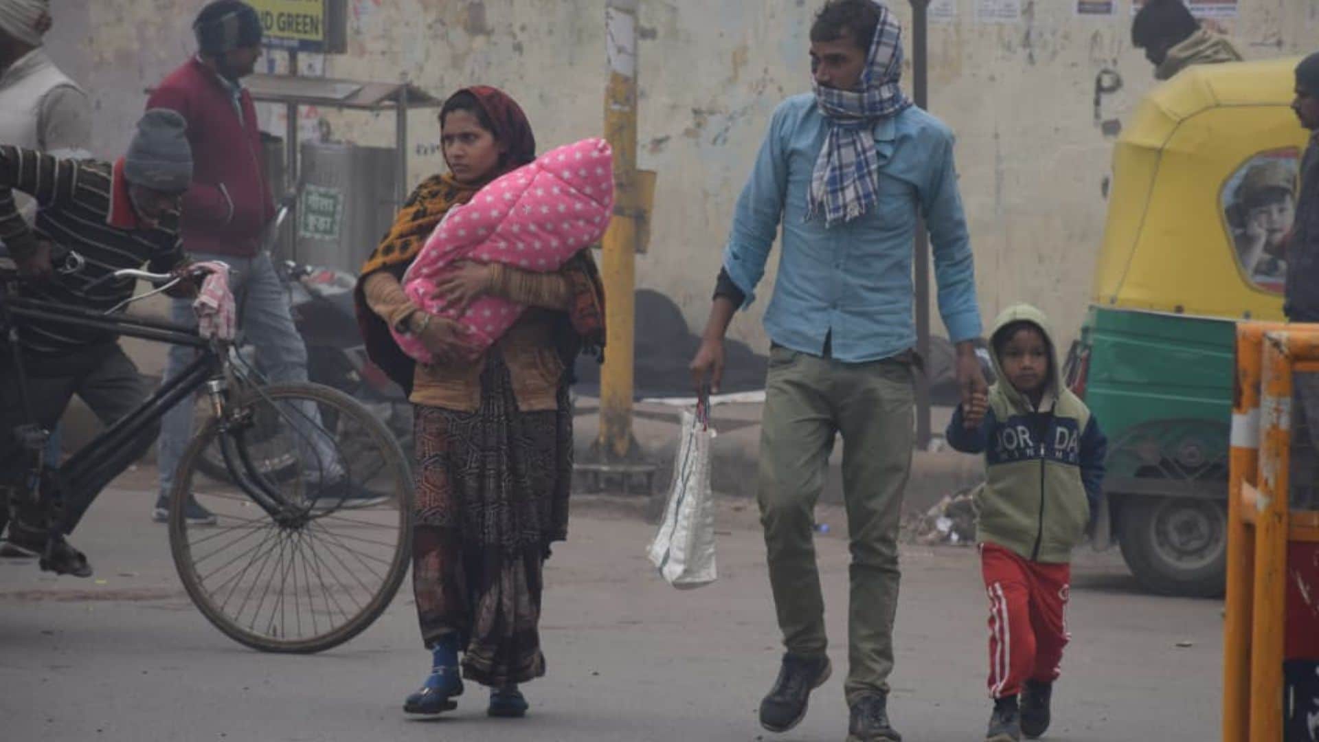 Varanasi weather update People shivering in cold Sunday coldest night of season