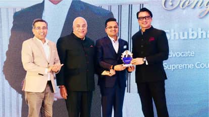 Advocate Shubham Awasthi honored with India's prestigious 40 Under 40 Lawyers Award