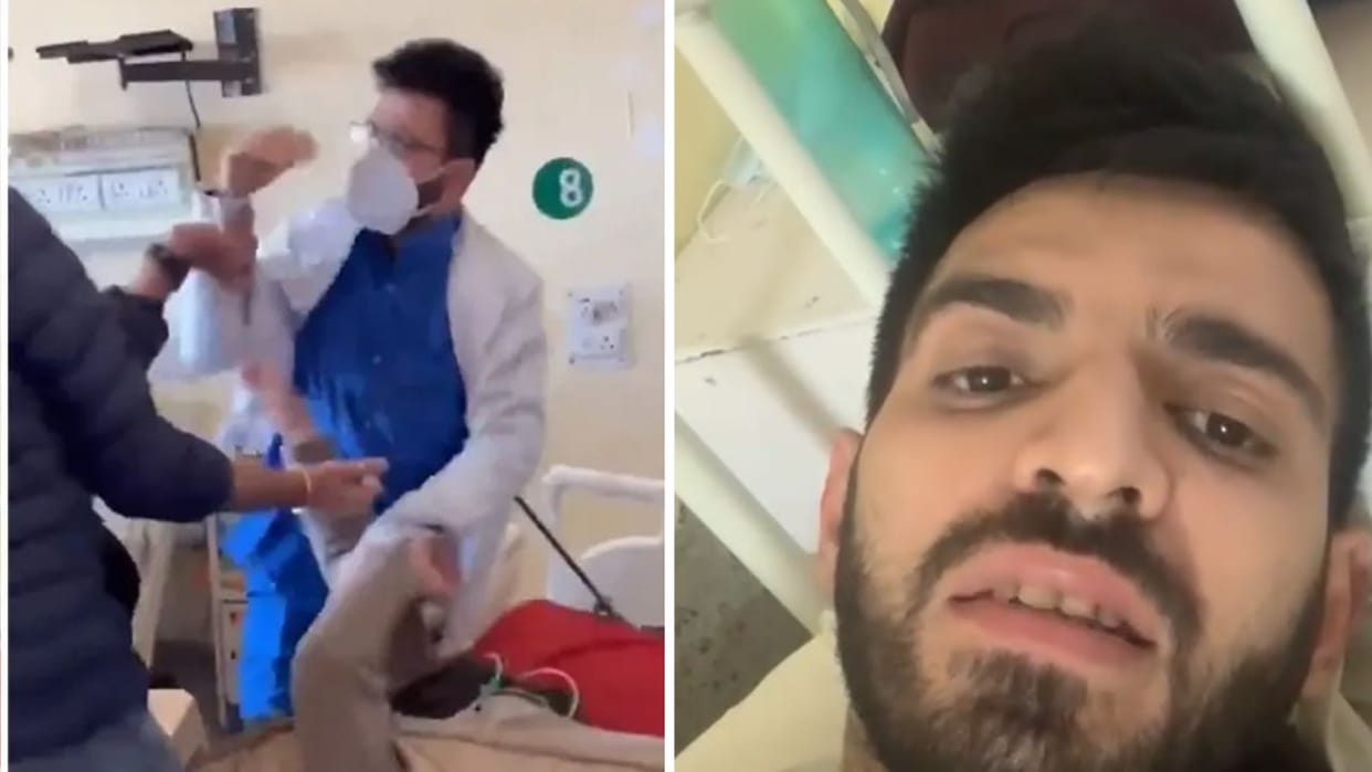 Shimla IGMC accused Doctor Raghav said patient used abusive language and tried to hit me with an IV stand