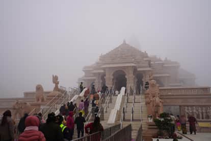 अयोध्या का राम मंदिर।