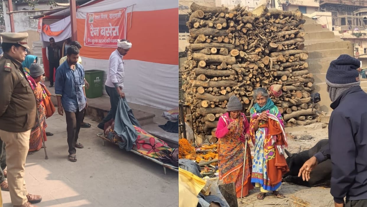 Anuj Mani Tiwari in-charge of Dashashwamedh police outpost arranged for elderly man funeral in Varanasi