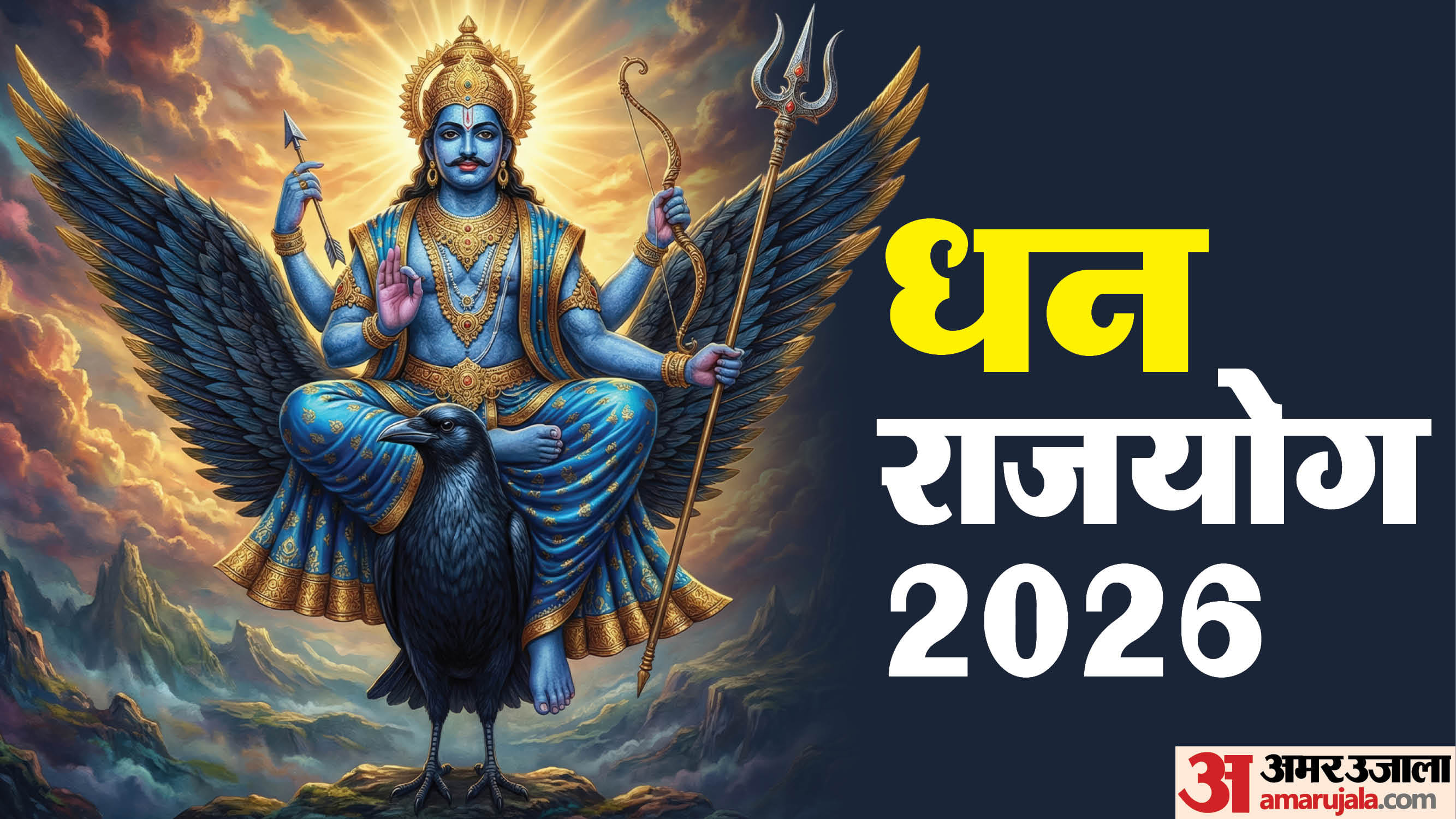 Dhan Rajyog 2026:शनि की कृपा से इन 3 राशियों की चमकेगी किस्मत, धन की ...