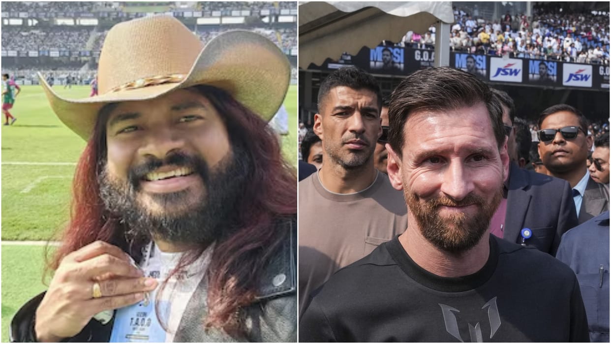 lionel messi kolkata event chaos london singer charles antony scary experience salt lake stadium news