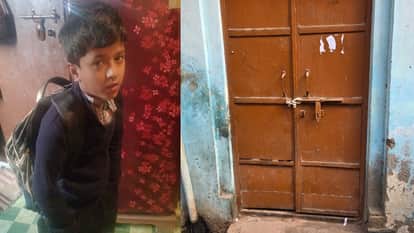 Innocent child imprisoned inside a sealed house