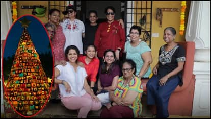 Christmas 2025 Group of 25 Indian Women Built Goa's First Crochet Christmas Tree