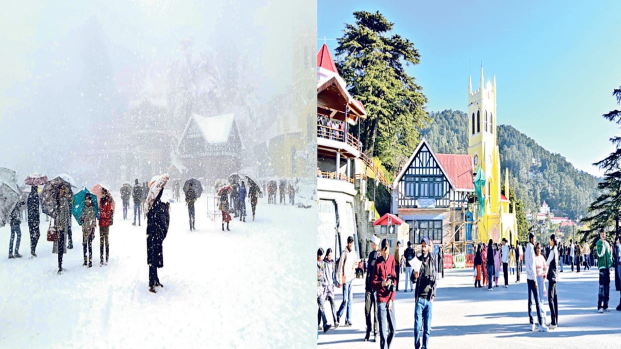 Himachal: Snow has eluded the 'Queen of the Hills', and there are no signs of a white Christmas for the fourth