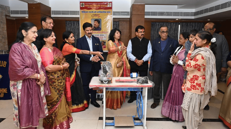 indore news: lions club indore sunshine district governor official visit