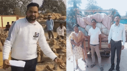 Strict action against illegal paddy in Chhattisgarh  48 sacks of illegal paddy seized