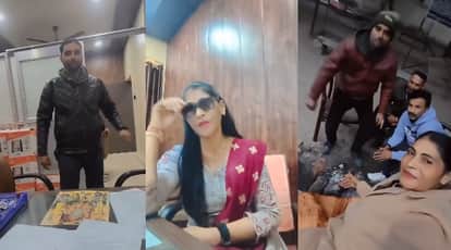 Hamirpur The officer is engrossed in making reels dancing to film songs in the Industries Department office