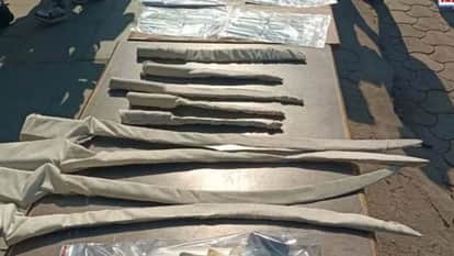 Bhopal News: Swords being manufactured in basement, police raid recovers cache of weapons, operator arrested