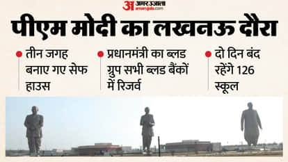 UP: Three statues, including one of Atal Bihari Vajpayee, will be dedicated to the nation today; construction