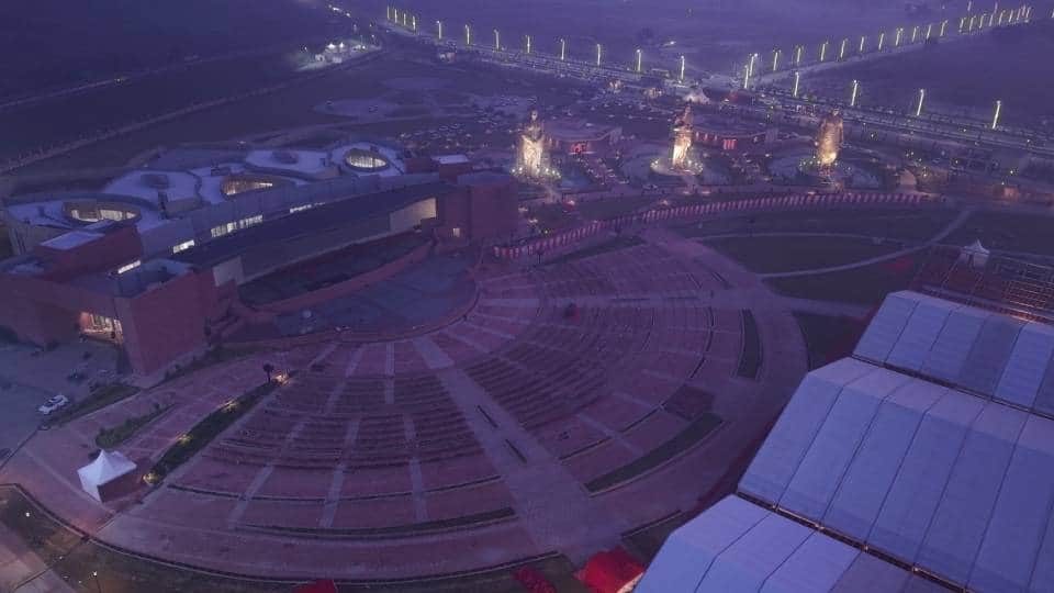 National Inspiration Place in Lucknow decorated with flowers and plants PM Modi to inaugurate on 25th December