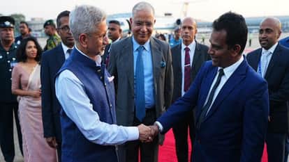 eam S jaishankar lands in colombo as PM Modi special envoy set to meet sri lankan leadership tomorrow