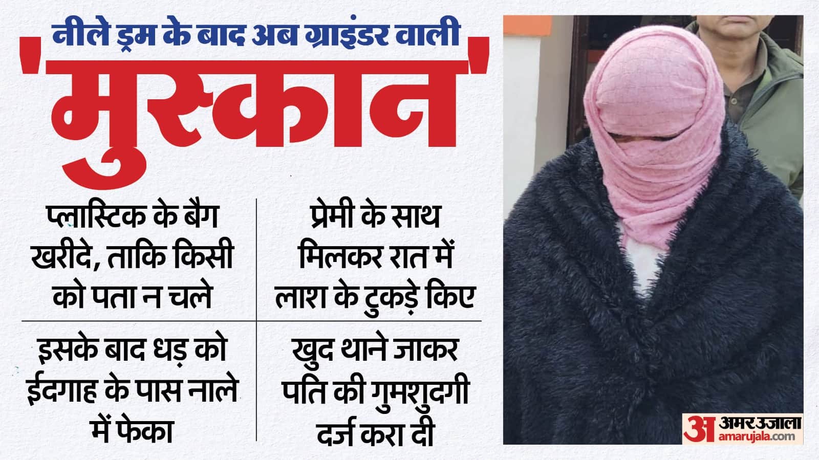 Ruby with her lover killed her husband Just like Muskan of Meerut Complete story of Rahul murder case Sambhal