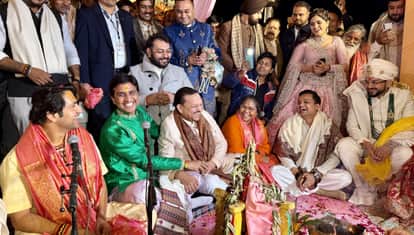 wedding of Sachin, son of MP Ramesh Awasthi amidst the chants of Baba Bageshwar