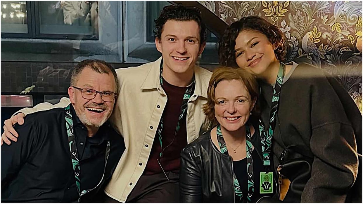 zendaya tom holland family outing after engagement rare pictures wedding update hollywood news