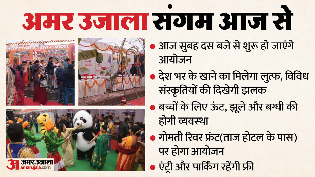 Amar Ujala Sangam: Two-day Sangam begins today, events begin at 10 am; Kumar Vishwas will perform this evening