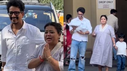 Bharti Singh Leave For Home With Newborn And Paparazzi Click Video