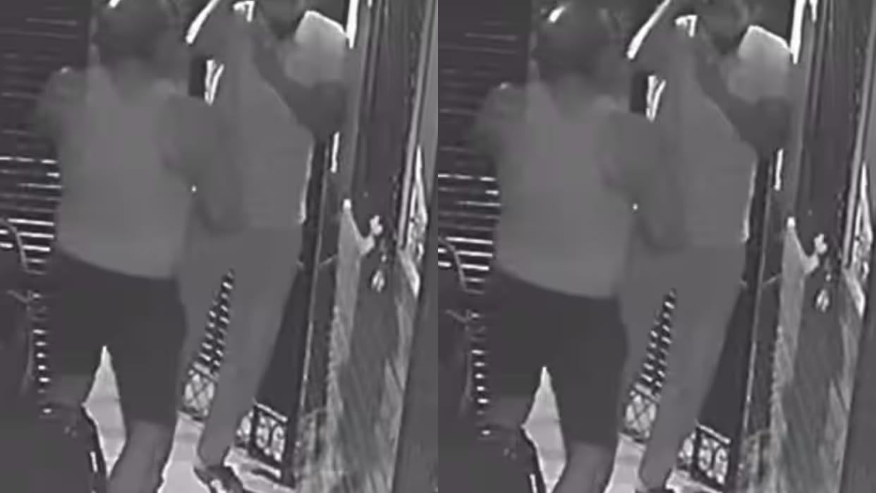 Son returns home late at night father anger erupts as soon as the door opens video of beating goes viral