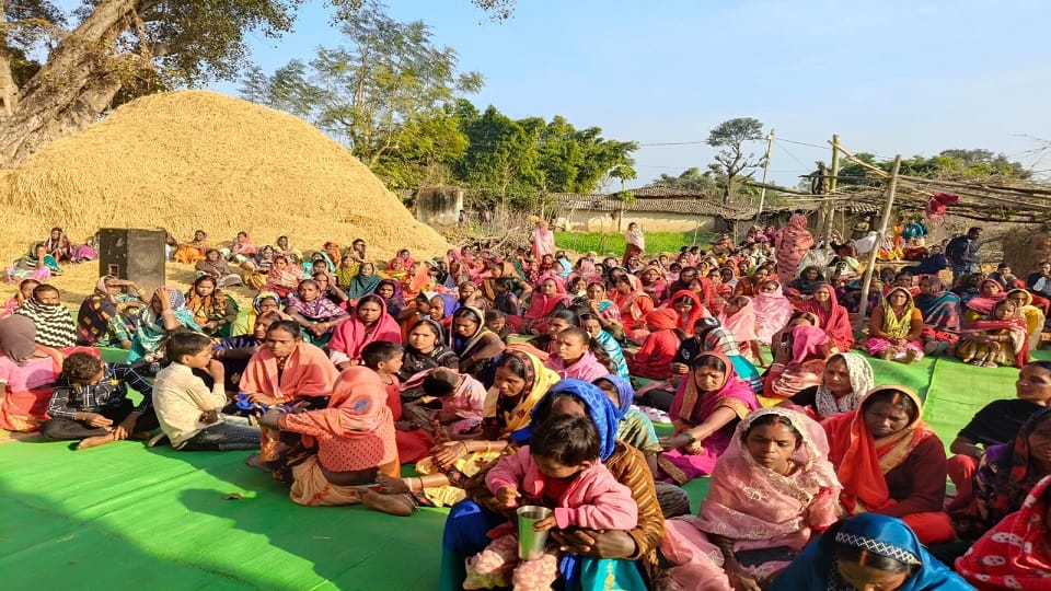 Awareness campaign on PESA Act in Fifth Schedule area seminar organized in Parsodi Kala of Lakhanpur in Ambika