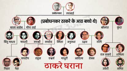 Thackeray Family Tree Balasaheb Thackeray dynasty Uddhav Thackeray and Raj Thackeray next Generation explained