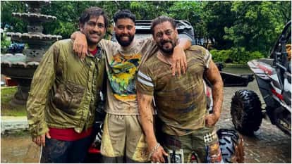 Salman khan ap dhillon mahendra singh dhoni together in a single frame picture goes viral