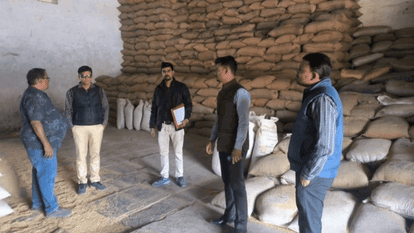 Major action taken against illegal paddy storage in Dhamtari