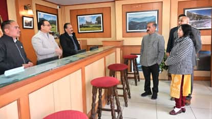 cm sukhvinder Sukhu inspected the tourist information center and commented on the dismissal of the IGMC doctor