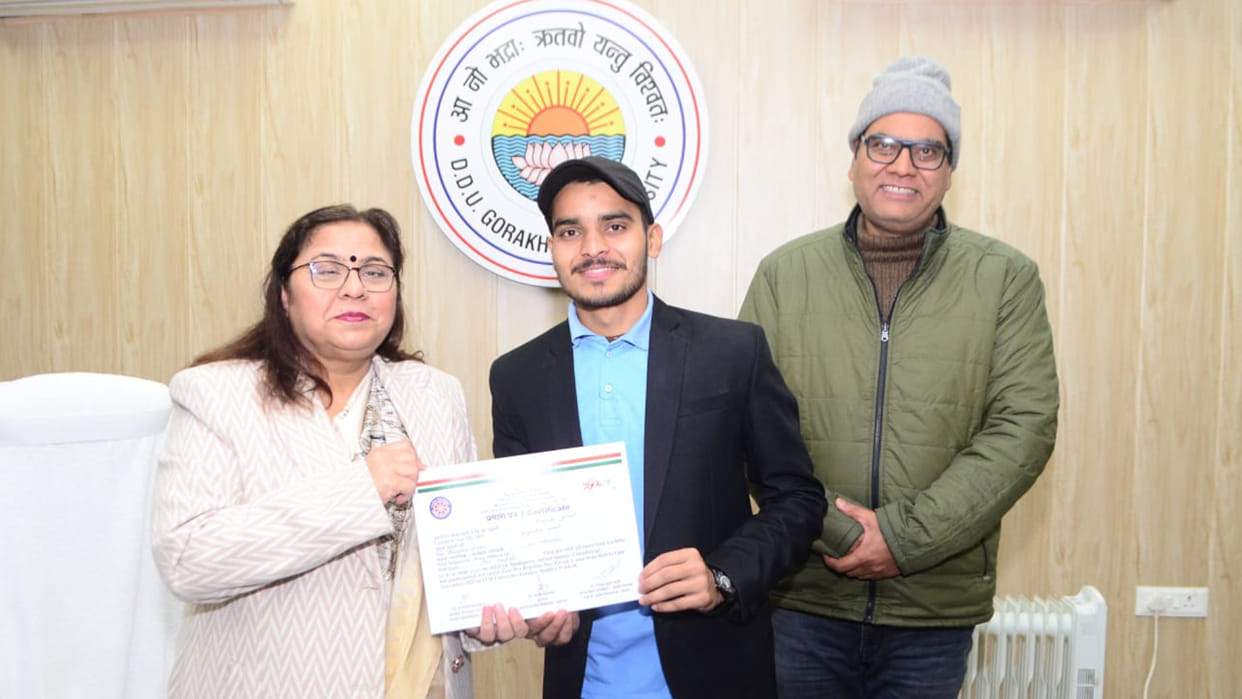 DDU student Anand will participate in the Republic Day parade.