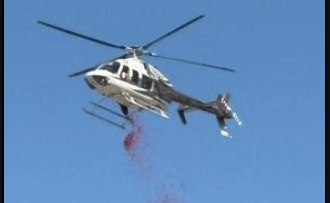 Flower Shower from Helicopter as Devotees Offer 56 Bhog and Silver Canopy to Khatu Shyam Ji