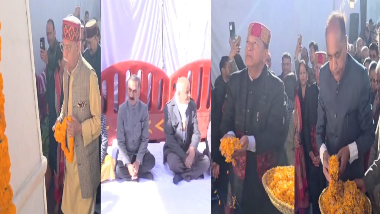 On the birth anniversary of former PM Atal Bihari Vajpayee, Governor, cm, BJP state president, and Opposition