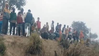 man body was found in water-filled pit