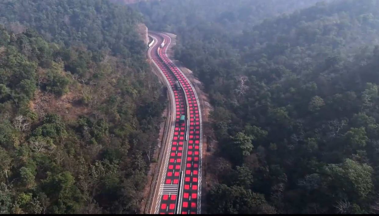 India first Red Highway launched Madhya Pradesh  speed control wildlife safety