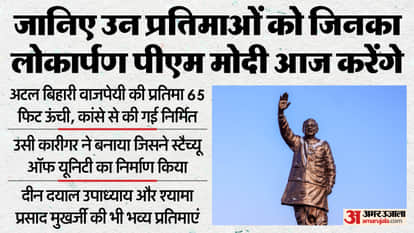 UP: Three statues, including one of Atal Bihari Vajpayee, will be dedicated to the nation today; construction