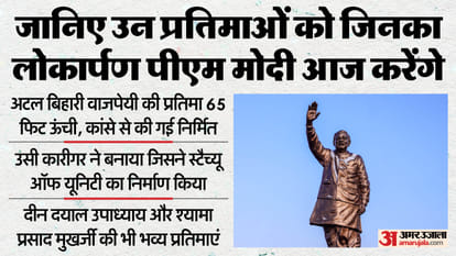 UP: Three statues, including one of Atal Bihari Vajpayee, will be dedicated to the nation today; construction