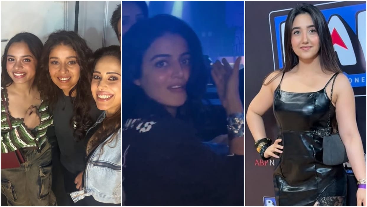 Sunidhi Chauhan Concert In Mumbai Shriya Saran Wamiqa Gabbi Nushrratt Bharuccha 𝐍itanshi Goel Enjoy Evening