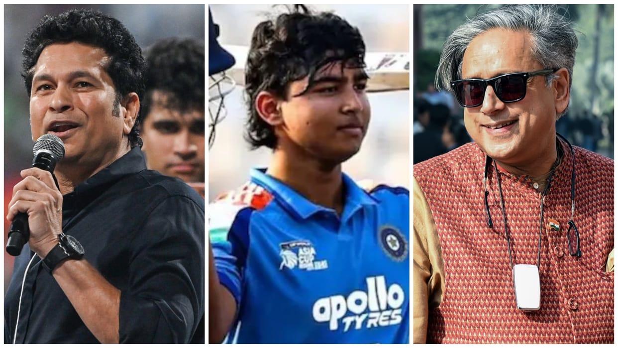 “Last Prodigy Was Sachin”: Shashi Tharoor Backs Vaibhav Suryavanshi for India Call-Up