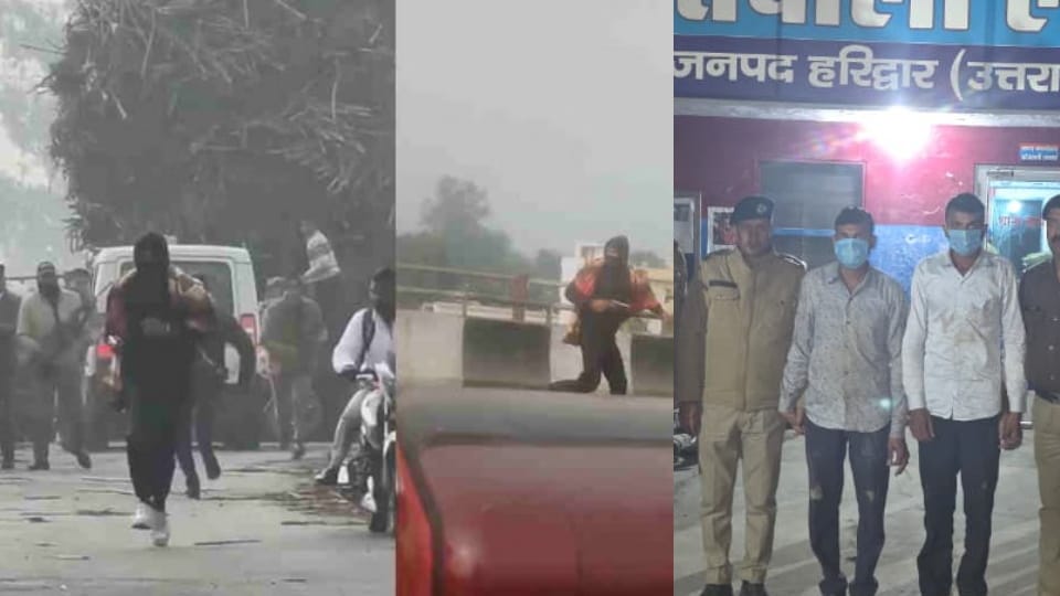 Vinay Tyagi Murder SIT team took shooters into custody and arrived in laksar for seen recreate